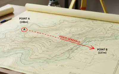 Calcul de la Pente d’un Terrain à partir de Points Cotés
