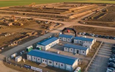 Calcul et Implantation d’une Base Vie de Chantier