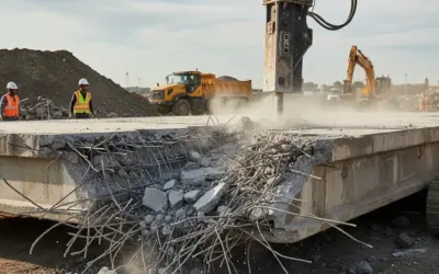 Démolition d’une Dalle en Béton