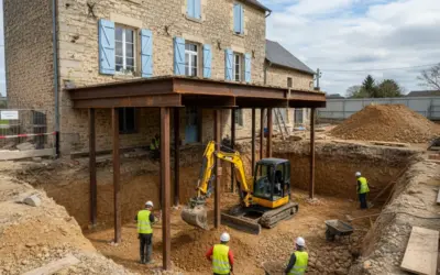 Terrassement d’une Cave sous Maison Existante