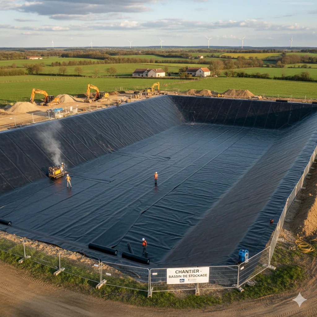Étanchéité d'un Bassin de Stockage