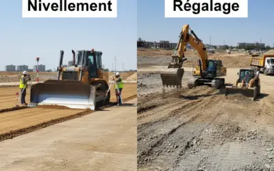 Nivellement vs Régalage en Terrassement